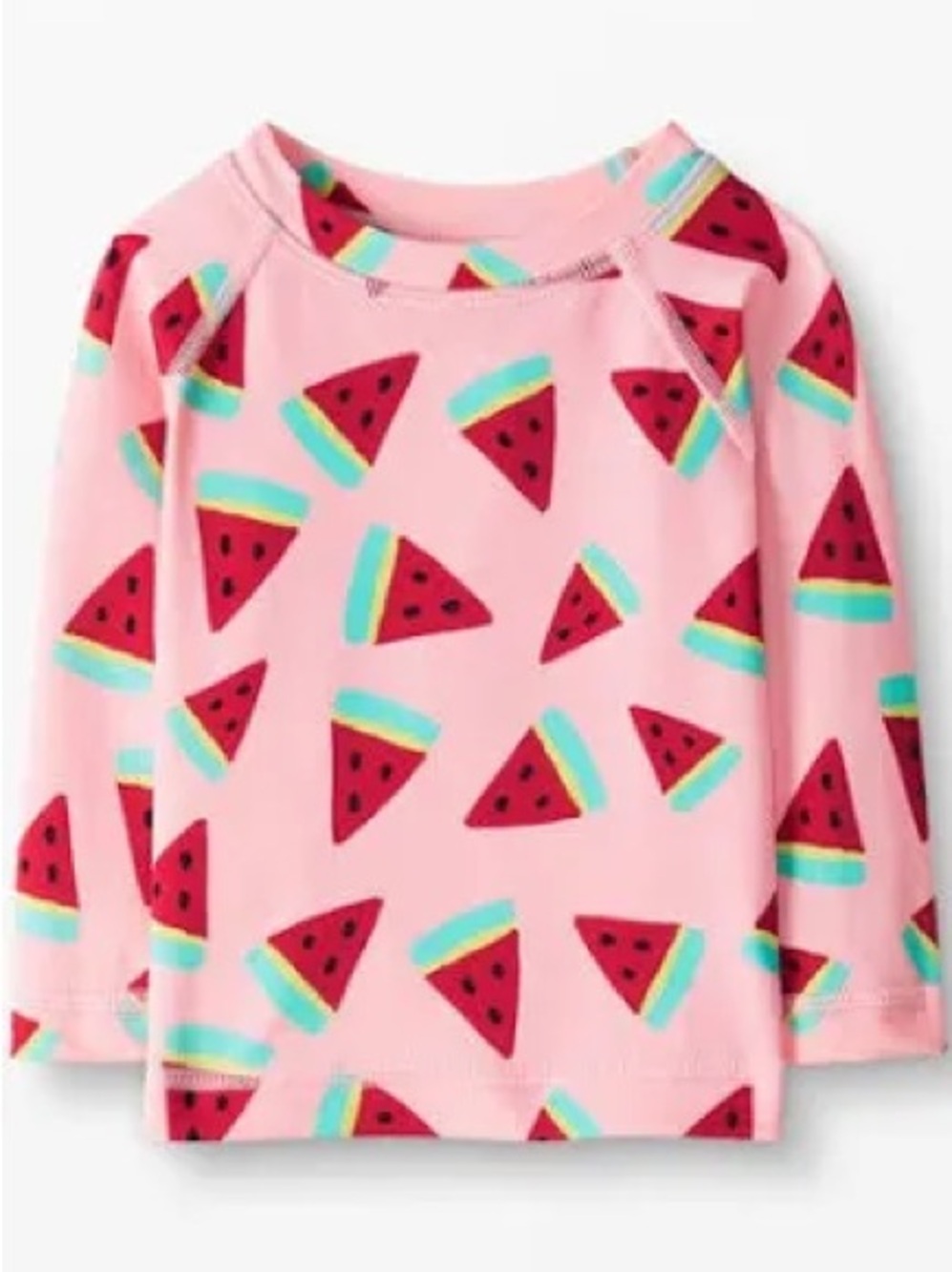 Hannah Andersson Girls Pink Watermelon rashgaurd size 150cm/12